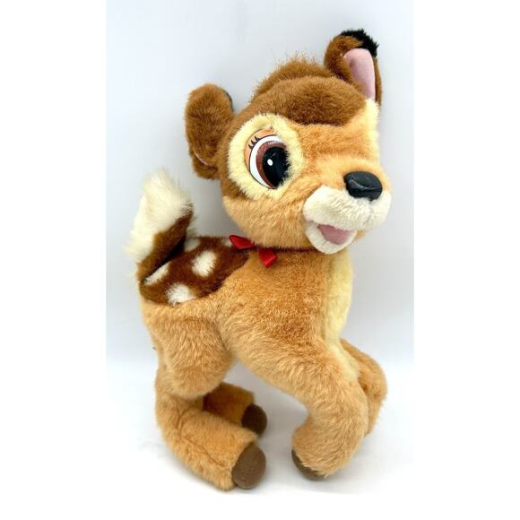 Vintage 1992 Mattel Disney Bambi Plush 14" Stuffed Animal Standing Bendable Legs - Picture 1 of 8